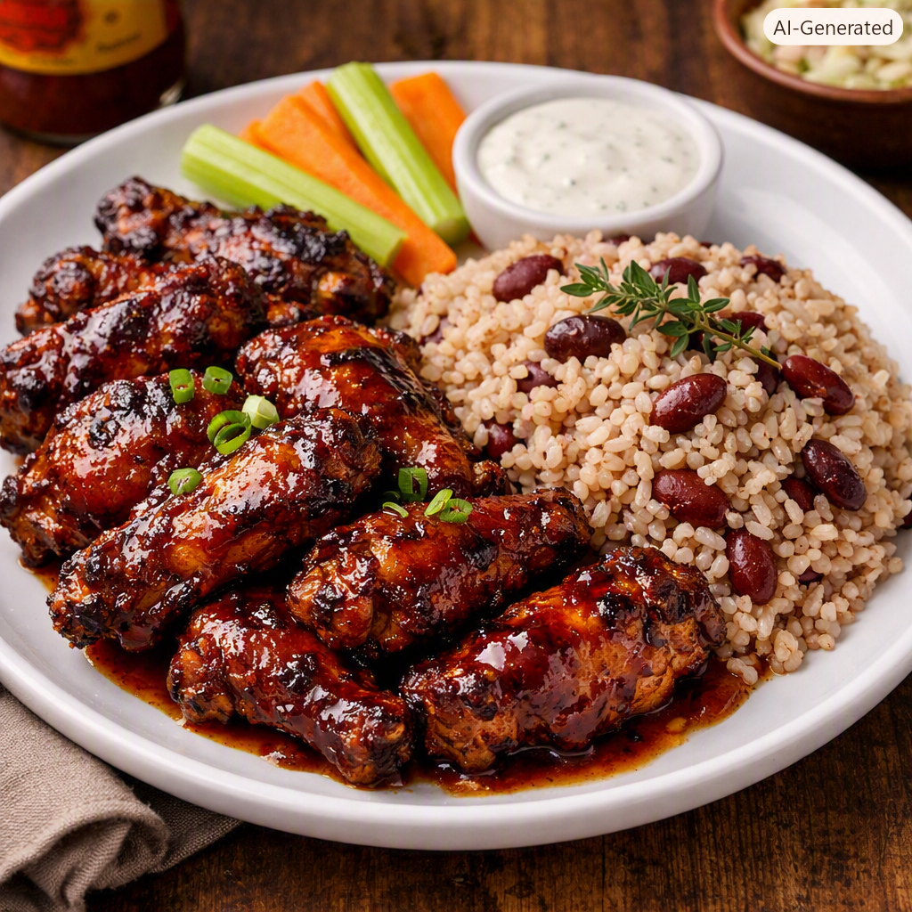 BBQ Wings Meal